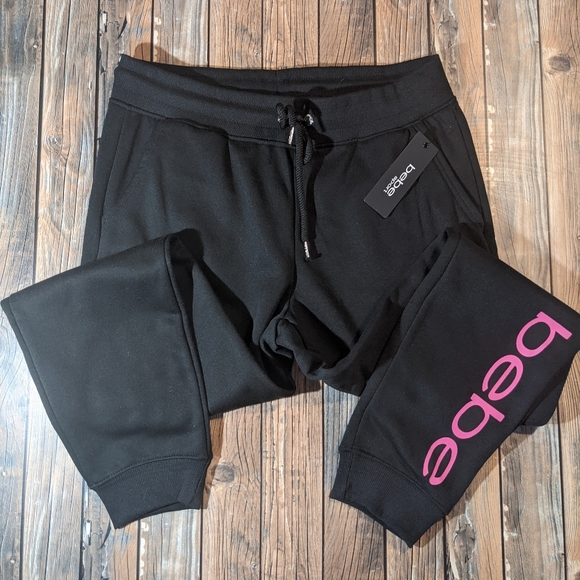 Bebe Sport Logo Jogger w/Pockets NWT - Picture 4 of 6